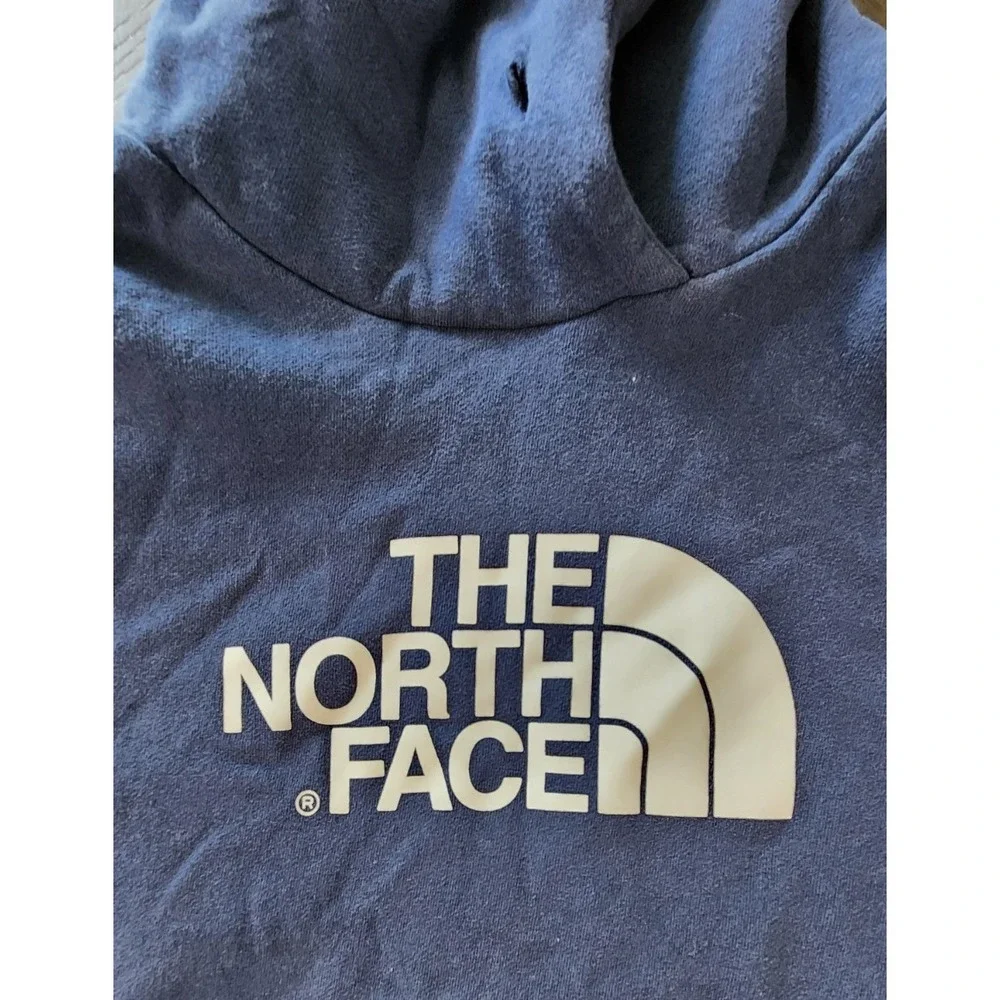 The North Face Heavy Blue Hoodie Men's — Warm Outdoor Pullover